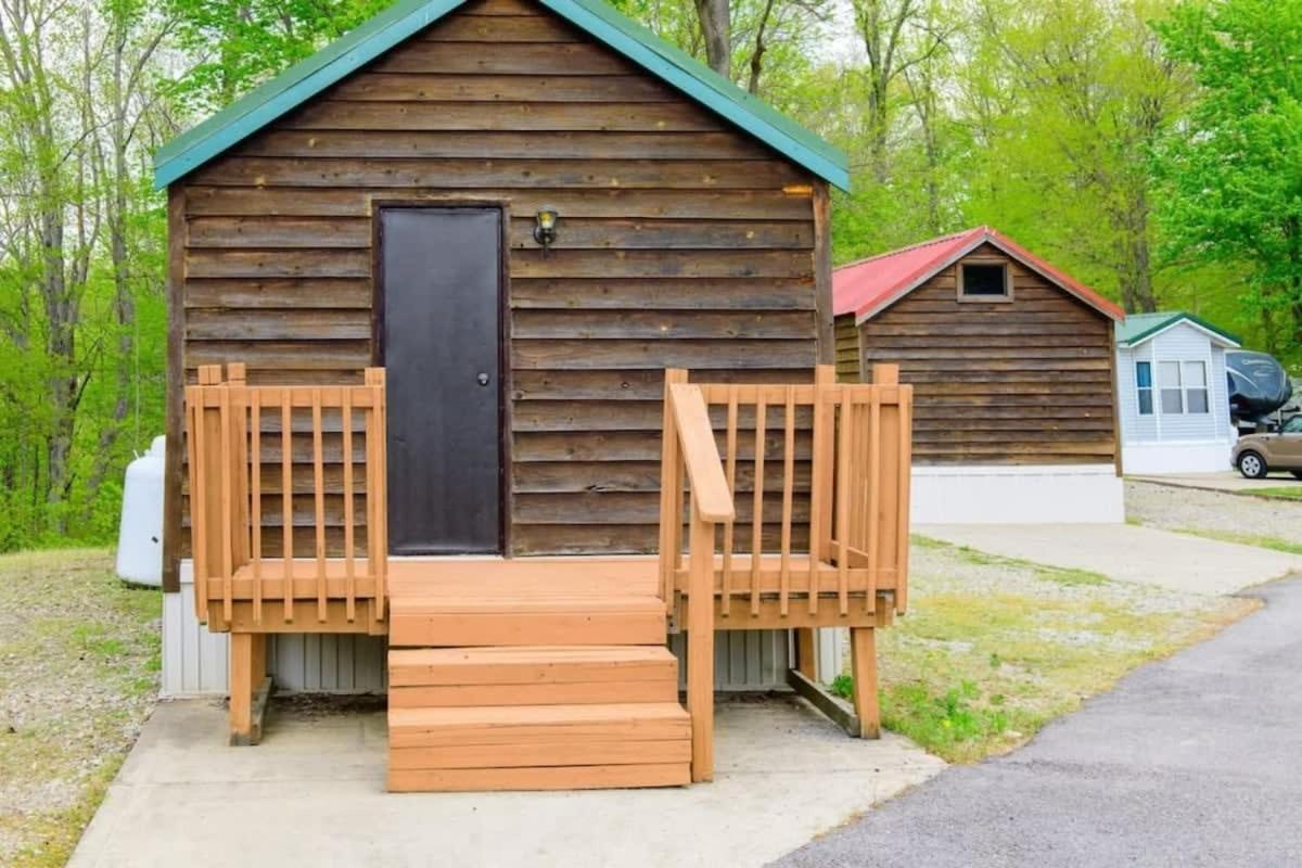 Charming Log Cabin In Bloomington Luaran gambar